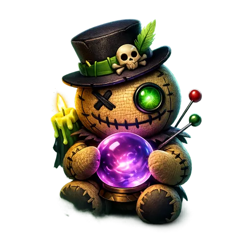 Create a single square promo/highlight image (PNG, clean background) for the section block of the index page of Voodoo Casino